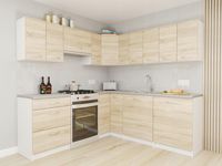 Zestaw mebli kuchennych Arizona Narożne Sonoma