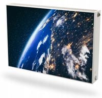 Mata magnetyczna magnes na grzejnik na wymiar WIDOK ZIEMI Z KOSMOSU 60x100