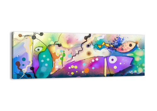 Obraz Na Płótnie - Ryby Pastele  - 140X50 Cm - Ab140X50-4096 na Arena.pl