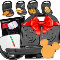 OPIEKACZ DO KANAPEK GOFROWNICA SMILEY FACE 5W1 TOSTER SANDWICH 10 NAKŁADEK