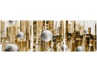 90X30CM MIASTO ZE SNU SEPII TRÓJ OBRAZ