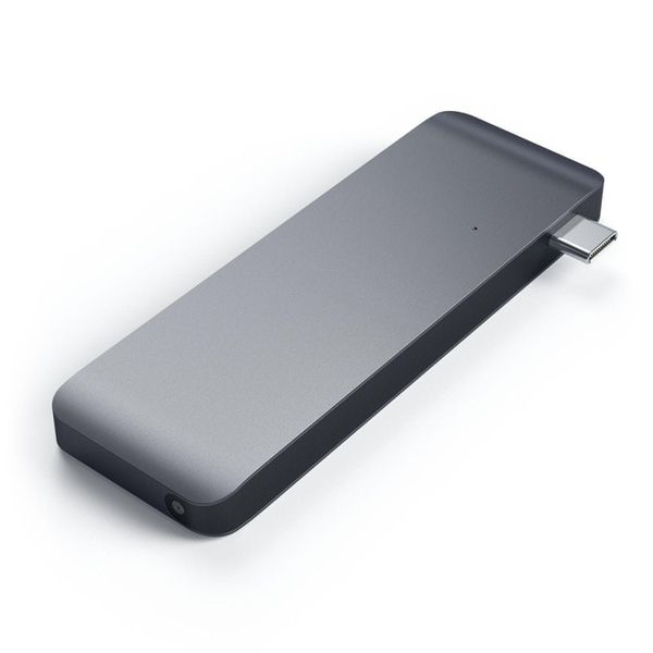 Hub USB Satechi Passthrough Hub (USB-C, 2x USB-A, micro/SD) (space gray) zdjęcie 7