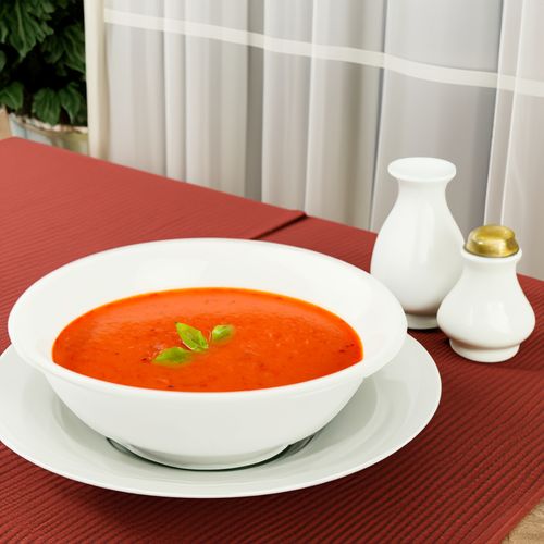 GŁĘBOKI TALERZ NA ZUPĘ DO OBIADU PORCELANOWY BIAŁY 22 CM na Arena.pl