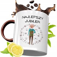 Kubek Bordowy Dla Jubilera Na Urodziny Prezent Z Nadrukiem Ze Zdjęciem