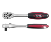 YATO GRZECHOTKA 1/2'' PROSTA 72 ZĘBY 265mm POKRĘTŁO KLUCZ DO NASADEK CrV