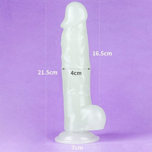 Dildo Z Przyssawką Świecące W Ciemności Lumino Play 21,5 Cm Lovetoy na Arena.pl