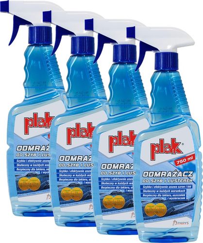 4x MOCNY odmrażacz do szyb w atomizerze PLAK 750ml na Arena.pl