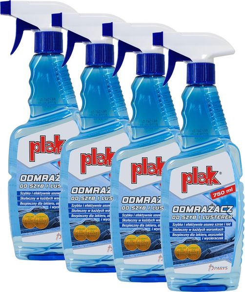 4x MOCNY odmrażacz do szyb w atomizerze PLAK 750ml zdjęcie 5