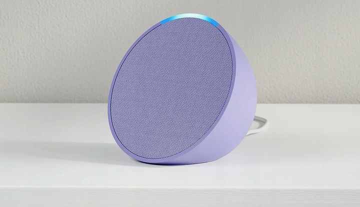 Głośnik przenośny Amazon Echo Pop kolor lawendowy zdjęcie 3