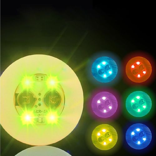 Podstawka Naklejka LED pod Butelkę Szklankę Kubek Zestaw 10 szt. na Arena.pl