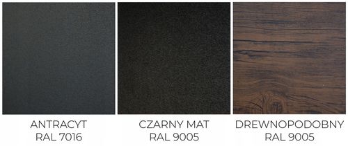 Podwyższona grządka warzywniak 120x80 RAL 7016 antracyt trwała, ocynkowana na Arena.pl