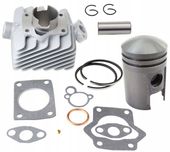 CYLINDER 40 mm ROMET MOTORYNKA KADET OGAR 205 - tłok grafit