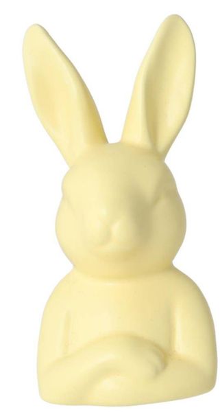 Królik ceramiczny matowy żółty duży zdjęcie 1