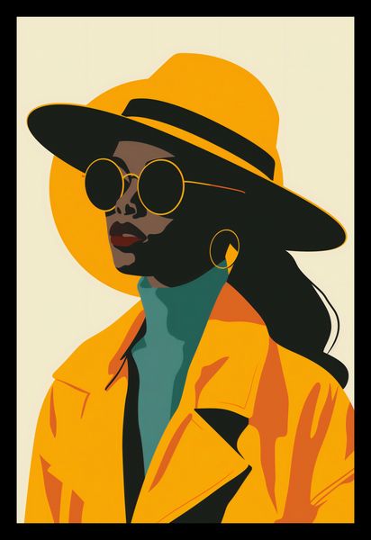 Plakat 20x30cm Żółta Stylowość zdjęcie 2