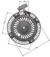 Rozrusznik B&S Z400 / Z500 zam. 695058 591606 NZ543