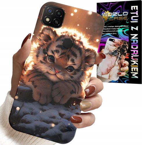ETUI DO XIAOMI REDMI 9C - Z NADRUKIEM SŁODKI TYGRYSEK OBUDOWA CASE na Arena.pl