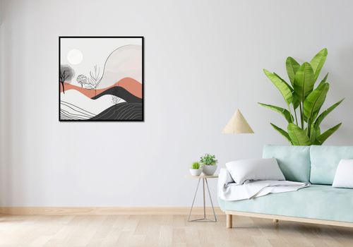 Plakat 80x80cm Półcień Widoku na Arena.pl