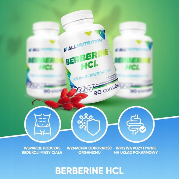 Allnutrition Berberine HCL 90 kap. zdjęcie 2