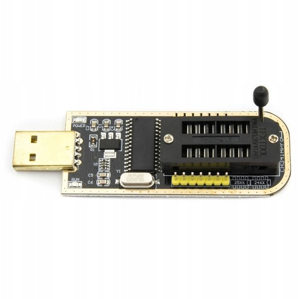 Programator CH341A EEPROM Flash BIOS IMMO adaptery + klips i OPROGRAMOWANIE zdjęcie 6