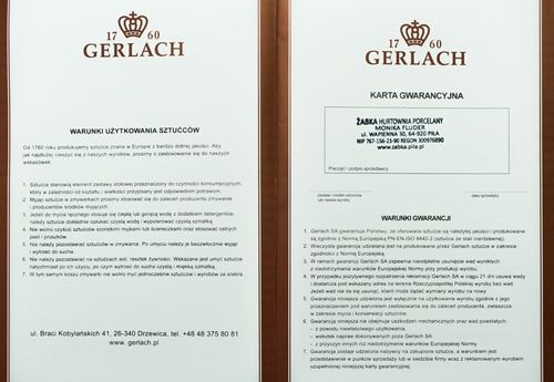 GERLACH Valor 48 części / 12 osób na Arena.pl