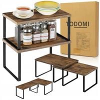 PÓŁKA KUCHENNA ORGANIZER KUCHENNY NA PRZYPRAWY 2 SZT STOJAK REGAŁ NA