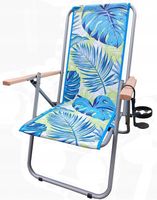 POLSKA PRODUKCJA LEŻAKI PLAŻOWE / OGRODOWE DO 150 kg - STAL + UCHWYT