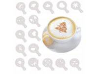 TG66809 SZABLONY DO DEKORACJI KAWY CIAST DESERÓW 16SZT