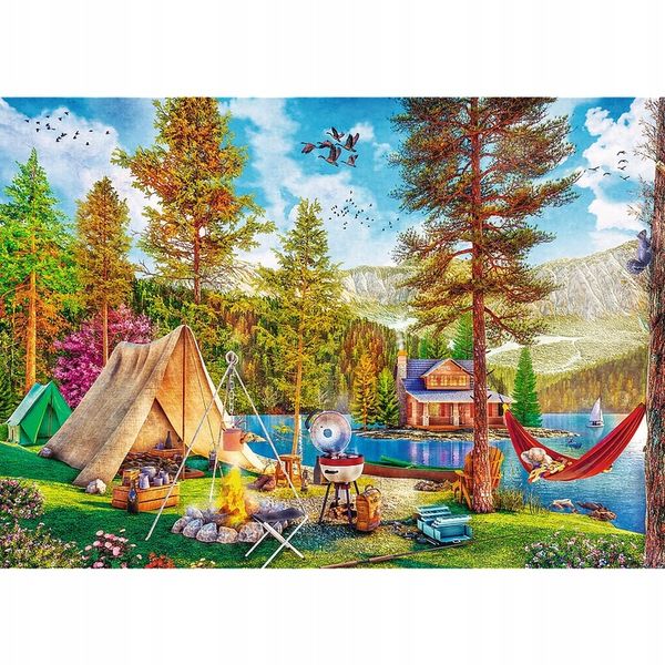 PUZZLE 2 X 500 LETNI RELAX TREFL zdjęcie 3