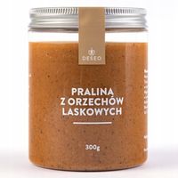 Krem z orzechów laskowych PRALINA Z ORZECHÓW LASKOWYCH 300G DESEO