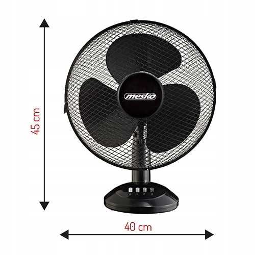 Wentylator Biurkowy 40 cm MESKO MS 7310 na Arena.pl
