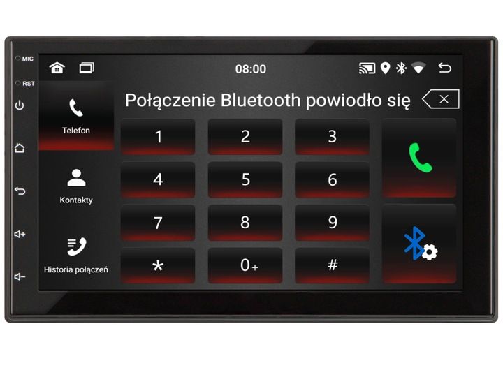 RADIO SAMOCHODOWE 2 DIN WiFi GPS ANDROID BLUETOOTH USB RDS KAMERA COFANIA zdjęcie 15