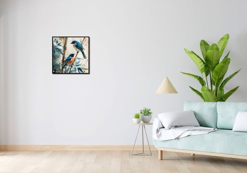 Plakat 50x50cm Trzy Ptaki na Arena.pl