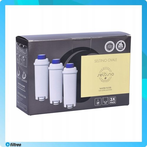 3x Filtry do ekspresu Delonghi Seltino Ovale wkłady wydajne Seltino na Arena.pl