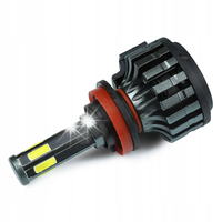ŻARÓWKI LED H11 S6 COB 360° SUPER JASNE 16000lm