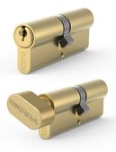 zestaw 2 wkładek w systemie 1-go klucza mosiądz wke1 30/50 - mp wk 80877