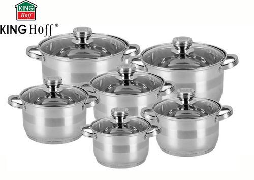 GARNKI KINGHOFF MEGA JUMBO 12 ELE [KH-4486] na Arena.pl