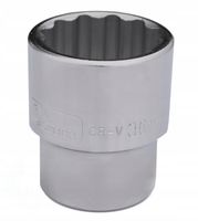 NASADKA KRÓTKA DO KLUCZA NASADOWEGO 12-KĄTNA 3/4 CALA 60 mm CHROMOWANA CR-V