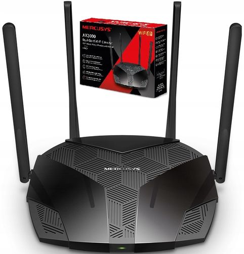 Router WiFi Mercusys MR80X Wi-Fi 6 AX3000 GIGABIT na Arena.pl