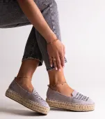 Szare espadryle Big Star JJ274890 39
