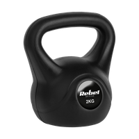 Kettlebell 2kg kettle hantel obciążenie odważnik kula do ćwiczeń ABS Rebel