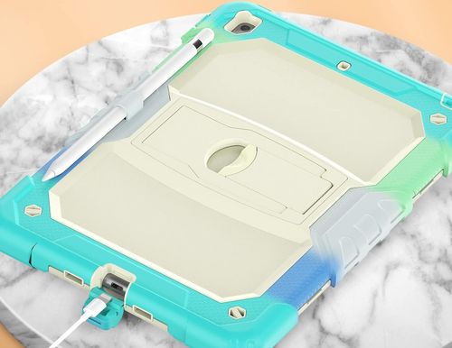 Etui do iPad 9/8/7 10.2" z Podstawką i Paskiem na Ramię Zielone na Arena.pl