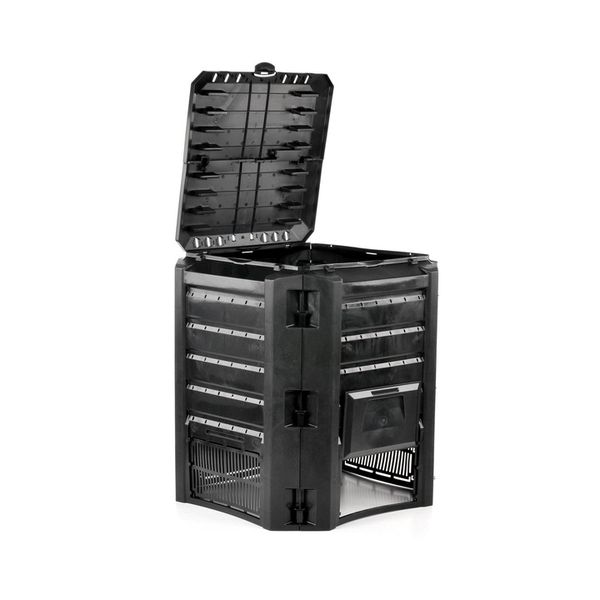 KOMPOSTOWNIK 400L CZARNY POPRAWIONY MODEL zdjęcie 1