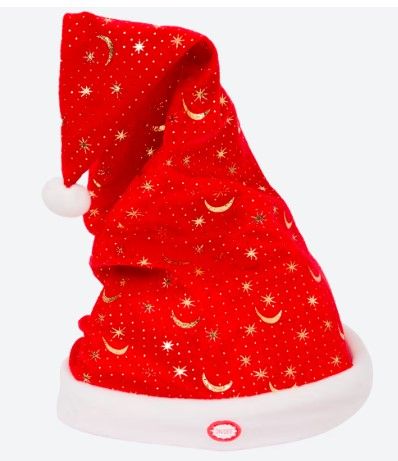 CZAPKA MIKOŁAJA tańcząca CZERWONA 41x18 cm śpiewająca grająca na Arena.pl