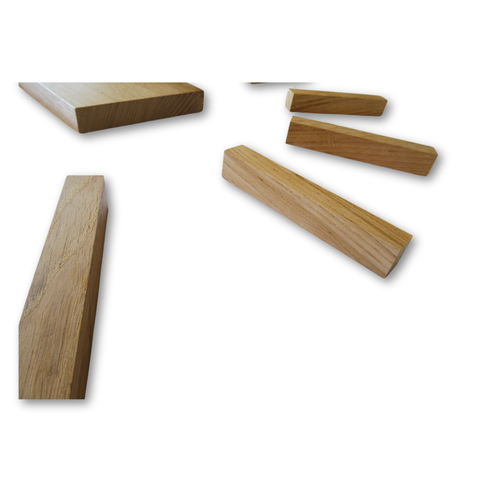 Zegar Ścienny Drewniany Duży 3D Przyklejany Na Ścianę Do Salonu Dębowy Loft na Arena.pl