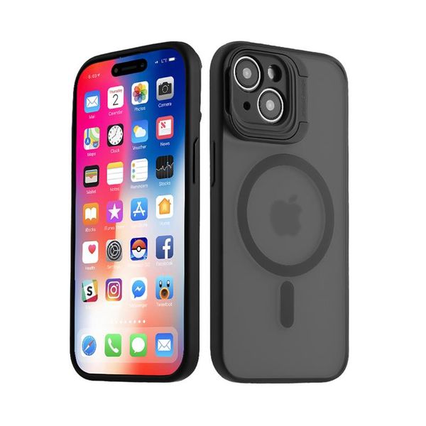 MX KICKSTAND MAGSAFE IPHONE 15 PRO 6.1 BLACK / CZARNY zdjęcie 1