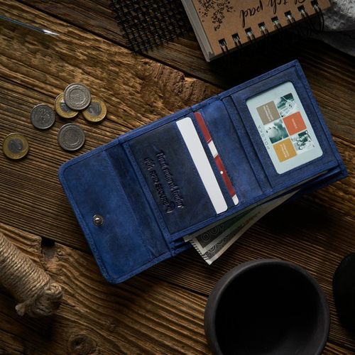 damska portmonetka granatowy portfel paolo peruzzi t-11-db na Arena.pl