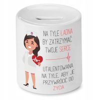 Skarbonka Dla Pielęgniarki Na Tyle Ładna Prezent Z Nadrukiem Ze Zdjęciem