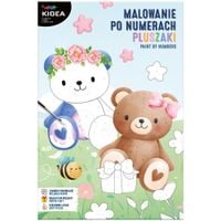 obraz malowanie po numerach misie kidea 7049