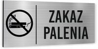 Tabliczka oznaczenie ZAKAZ PALENIA Tablica informacyjna Piktogram Aluminium