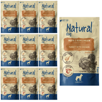 Natura Karma w saszetce dla psa o smaku indyka z kurczakiem 500 g x 10
